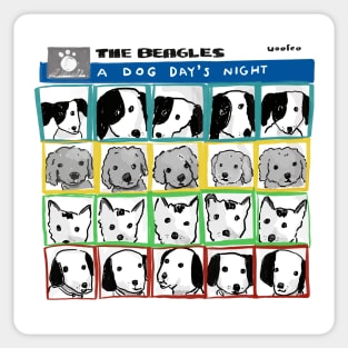 Beatles Beagles Album Sticker